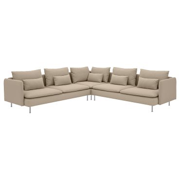 SÖDERHAMN, corner sofa, 6-seat, 496.223.28