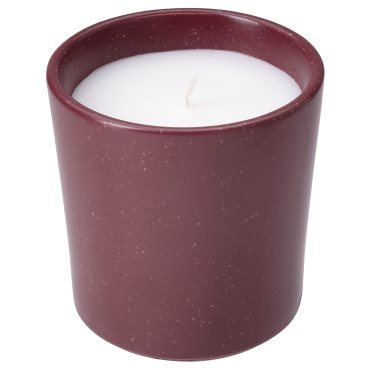 STÖRTSKÖN, scented candle in ceramic jar/Berries, 50 hr, 505.021.98