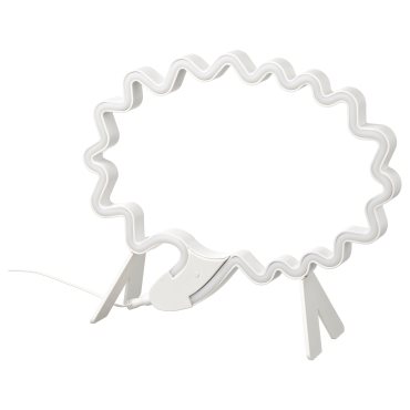 SNÖDJUP, decoration lighting with built-in LED light source/speech bubble, 505.106.50