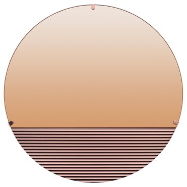 SKOGSGRÄNSEN, decorative mirror, 50 cm, 505.380.79
