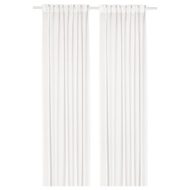 STENFRÖ, διαφανής κουρτίνα με τρέσα, 2 τεμ. 145x300 cm, 505.621.25