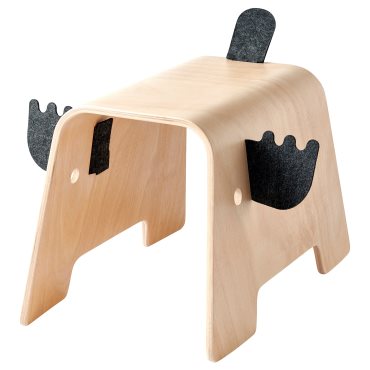 GREJSIMOJS, childrens stool moose shaped, 505.989.59