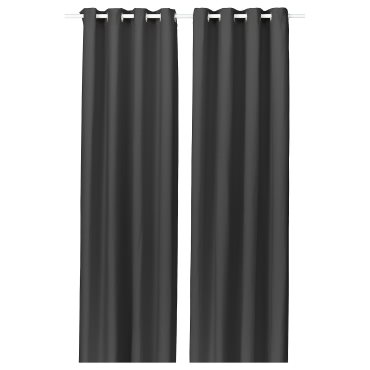 GINSTMOTT, κουρτίνα με τρουκς, 2 τεμ. 145x300 cm, 506.054.17