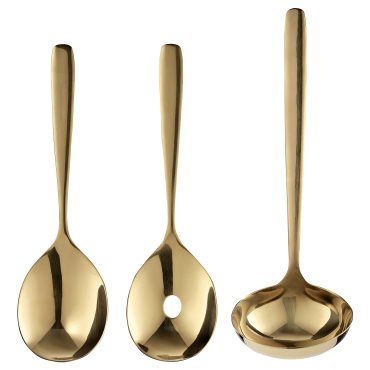 TILLAGD, 3-piece serving utensil set, 506.059.69