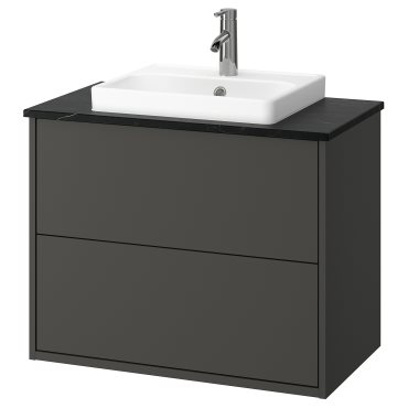 HAVBACK/ORRSJON, wash-stand with drawers/wash-basin/tap, 82x49x71 cm, 595.213.76