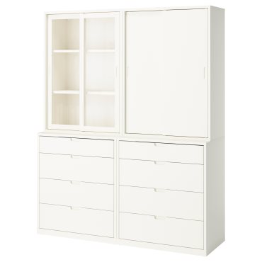 TONSTAD, storage combination with drawers, 164x47x206 cm, 595.478.85