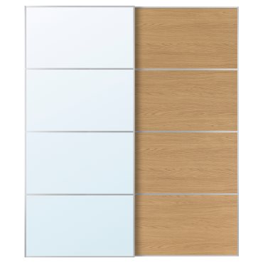 AULI/MEHAMN, pair of sliding doors, 200x236 cm, 596.158.03