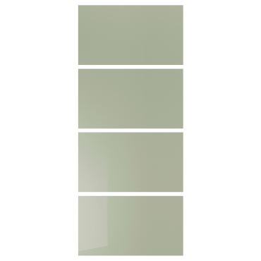 HOKKSUND, 4 panels for sliding door frame, 100x236 cm, 604.806.62