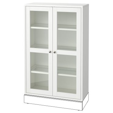 HAVSTA, glass-door cabinet, 81x35x123 cm, 605.292.63