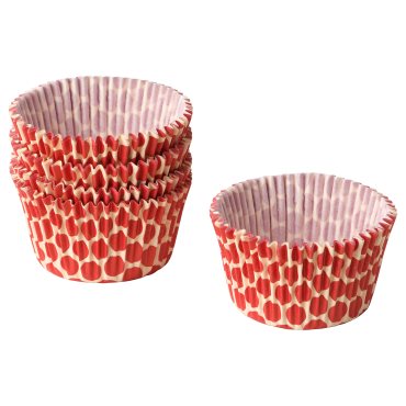 SNÖKRABBA, baking cup/dotted, 65 pack, 605.603.81