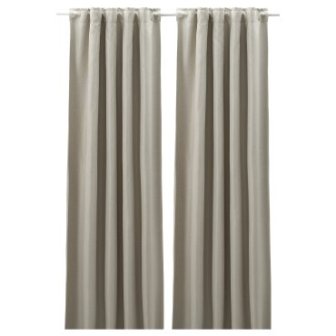 ANNAKAJSA, room darkening curtains 145x300 cm, 1 pair, 605.834.29