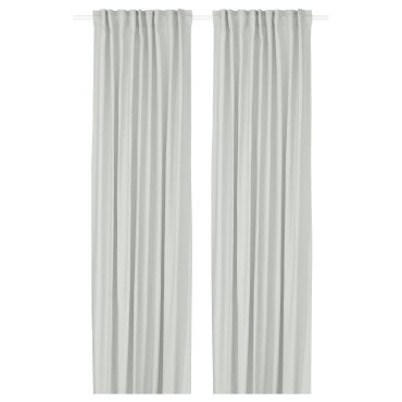GINSTMOTT, κουρτίνα με τρέσα, 2 τεμ. 145x300 cm, 605.971.67
