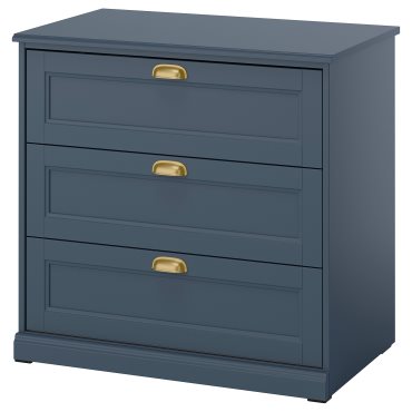 FÅGELFJÄLLET, chest of 3 drawers, 82x51x78 cm, 606.116.44