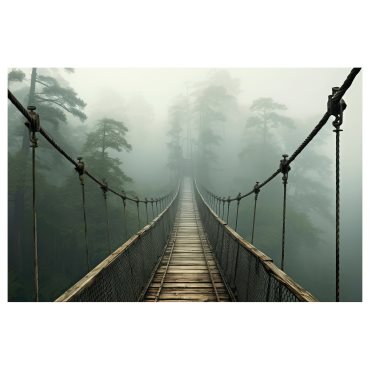 PJÄTTERYD, πίνακας/γέφυρα στη ζούγκλα, 118x78 cm, 606.187.87