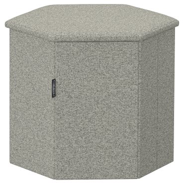 KJUGE, pouffe with storage, 606.296.77