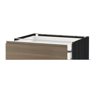 METOD/MAXIMERA, base cabinet 2 fronts/2 low/1 medium/1 high drawer, 691.314.85