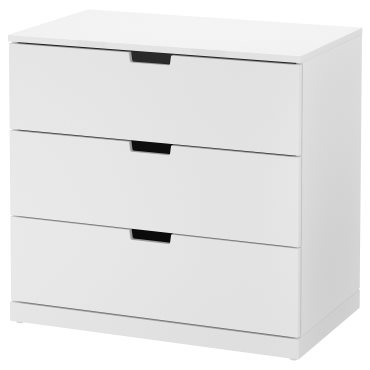 NORDLI, chest of 3 drawers, 80x76 cm, 692.394.95