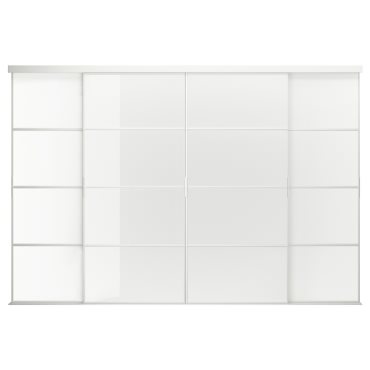 SKYTTA/FARVIK, sliding door combination, 351x240 cm, 694.779.19