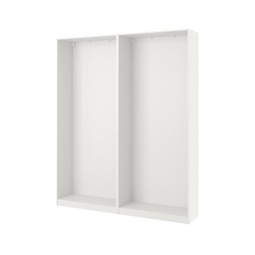 PAX, 2 wardrobe frames, 200x35x236 cm, 694.947.54