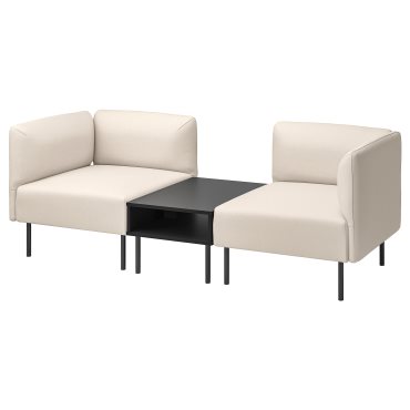 LILLEHEM, 2-seat modular sofa with side table, 695.360.80