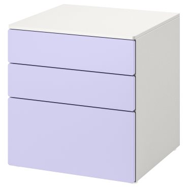 SMASTAD/PLATSA, chest of 3 drawers, 60x57x63 cm, 695.429.34