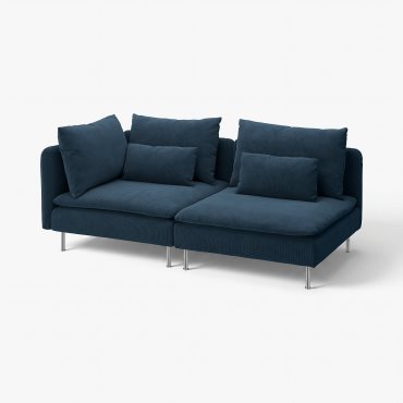 SÖDERHAMN, 3-seat sofa with open end, 696.221.05