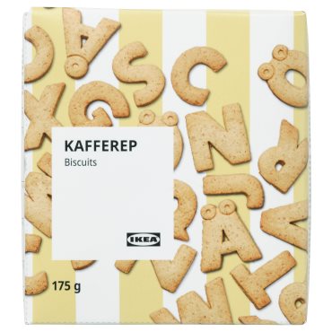 KAFFEREP, μπισκότα σε σχήμα γραμμάτων, 175 g, 705.463.75