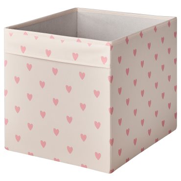 REGNBROMS, box/heart pattern, 33x38x33 cm, 705.553.55