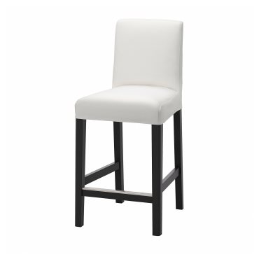 BERGMUND, bar stool with backrest, 62 cm, 793.846.94