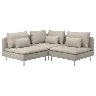 SÖDERHAMN, corner sofa, 3-seat, 794.496.57