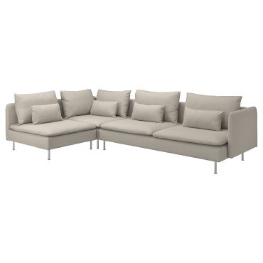 SÖDERHAMN, corner sofa, 4-seat with open end, 794.496.62