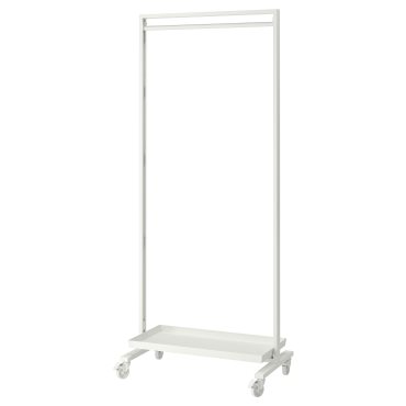 MITTZON, frame with castors/clothes rail/display shelf, 85x205 cm, 795.364.14