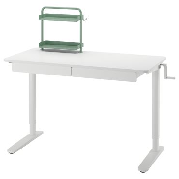 RELATERA, desk combination sit/stand, 117x60 cm, 795.557.61