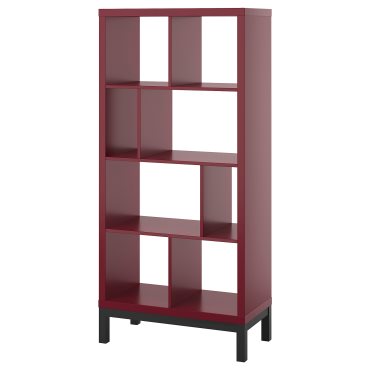 KALLAX, shelving unit with underframe, 77x39x164 cm, 796.075.57