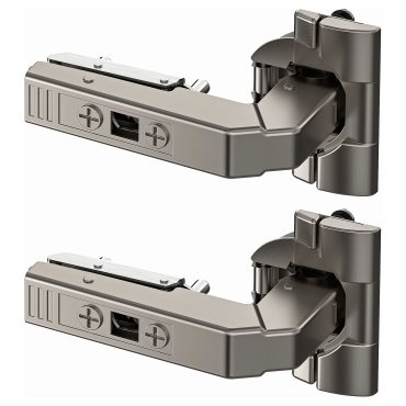 UTRUSTA, hinge for kitchen corner cabinet 95 °, 2 pack, 806.073.73