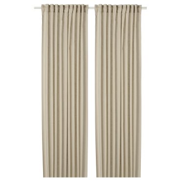 DYTÅG, κουρτίνα με τρέσα, 2 τεμ. 145x300, 806.078.20