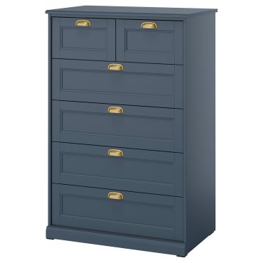FÅGELFJÄLLET, chest of 6 drawers, 82x51x123 cm, 806.116.38