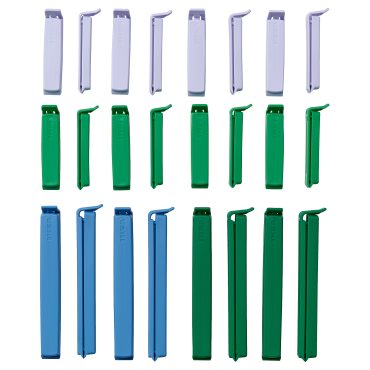 BEVARA, sealing clip, set of 24, 806.254.85