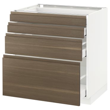 METOD/MAXIMERA, base cabinet 4 fronts/4 drawers, 891.317.24