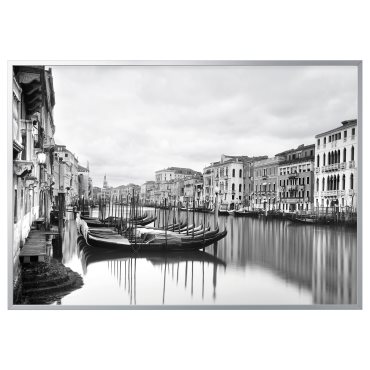 BJORKSTA, picture with frame, Canal Grande/200x140 cm, 893.847.16