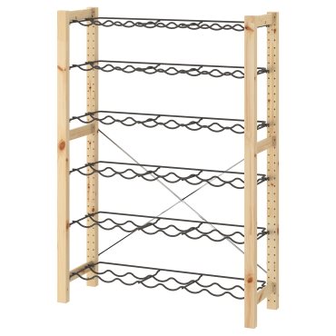 IVAR, 1 section/bottle racks, 89x30x124 cm, 894.038.14