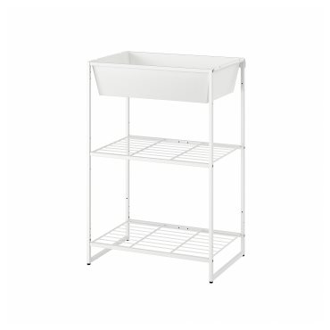 JOSTEIN, shelving unit with container/in/outdoor/wire, 61x40x90 cm, 894.371.78