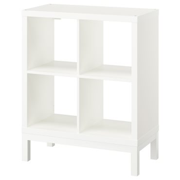 KALLAX, shelving unit with underframe, 77x94 cm, 894.426.41