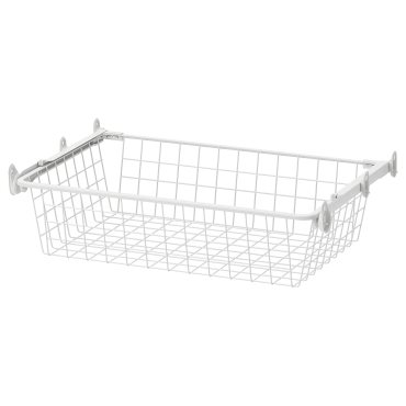 ALTARLIDEN, wire basket with pull-out rail, 60x42 cm, 896.039.50