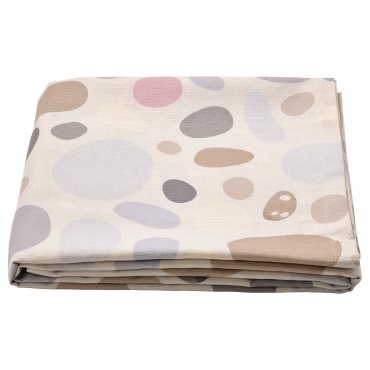 SOMMARFLOX, tablecloth patterned stones, 145x145 cm, 905.494.34