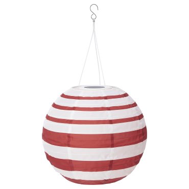 SOLVINDEN, ηλιακό κρεμαστό φωτιστικό με ενσωματωμένο φωτισμό LED/εξωτερικού χώρου, 30 cm, 905.934.98