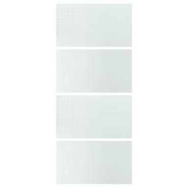 LUNDBRÄSMA, 4 panels for sliding door frame, 100x236 cm, 906.292.37