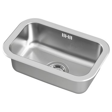 BOHOLMEN, inset sink 1 bowl, 47x30 cm, 991.575.01