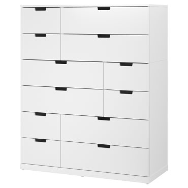 NORDLI, chest of 12 drawers, 120x145 cm, 992.394.89