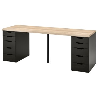 LAGKAPTEN/ALEX, desk, 200x60 cm, 994.176.55